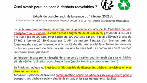 Vie publique et développement durable